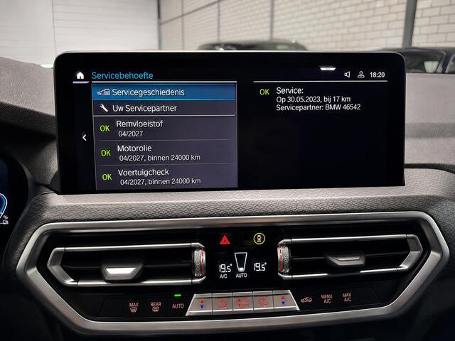 BMW X3 xDrive30e High Executive M-Sport Parking Assistant Plus+ Surround View, Active Cruise Control Live Cockpit Professional, HiFi, Wireless Charging, Extra getint glas 19 inch M-velgen.