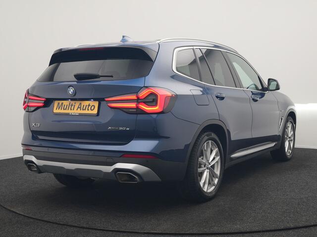 BMW X3 xDrive30e High Executive PHEV 293pk Dealer O.H | Trekhaak Af Fabriek | Panodak | Head Up | Adaptive Cruise | Camera | Laser LED | Hifi Audio | Lederen Sportstoelen Memory & Ventilatie | Keyless | Apple Carplay | Stoelverwarming | Navigatie | Virtual | DAB