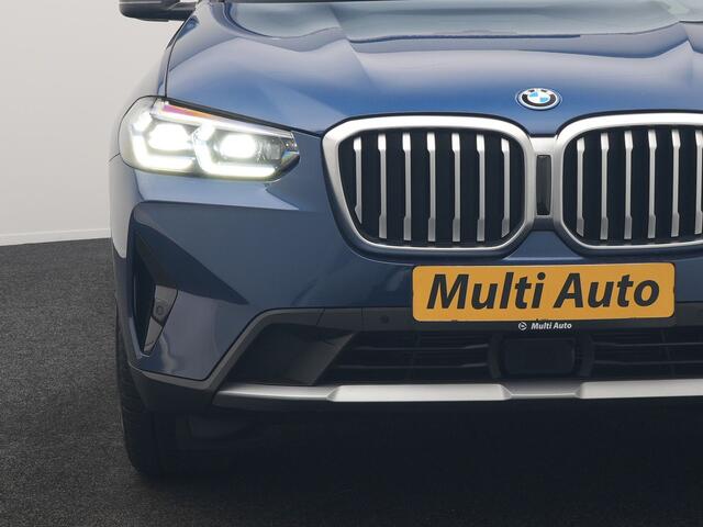 BMW X3 xDrive30e High Executive PHEV 293pk Dealer O.H | Trekhaak Af Fabriek | Panodak | Head Up | Adaptive Cruise | Camera | Laser LED | Hifi Audio | Lederen Sportstoelen Memory & Ventilatie | Keyless | Apple Carplay | Stoelverwarming | Navigatie | Virtual | DAB