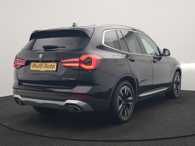 BMW X3 xDrive30e High Executive FACELIFT PHEV 293pk Dealer O.H. | Panodak | Camera | Lederen Sportstoelen Verwarmd | Apple Carplay | Park Assist | Navigatie | DAB | Cruise Control | 19"L.M | Plug In Hybrid |