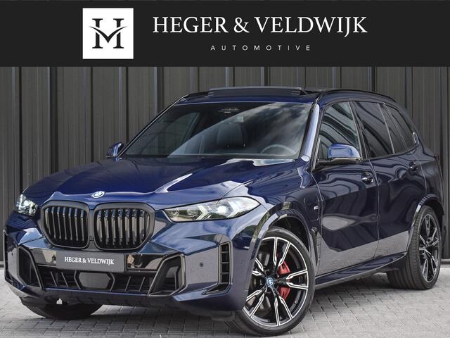 BMW X5 xDrive50e M-SPORT PRO | PANORAMADAK | ACHTERAS BESTURING | ACTIVE CRUISE CONTROL | COMFORT STOELEN | HEAD UP | IONIC GLOW | HARMAN KARDON | 360 CAMERA | ELEKTR. TREKHAAK | SOFT CLOSE | ALCANTARE HEMEL | STOELVERWARMING V+A