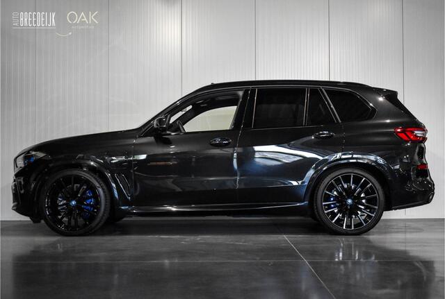 BMW X5 xDrive45e M-Sport | Live Cockpit | Panorama SkyLounge | H&K | 360 Camera | Leder | Trekhaak | Head-Up | ACC | 22" | Saphire Zwart
