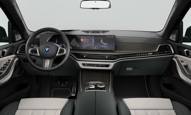 BMW X5 xDrive50e | Bowers & Wilkins | Volleder | Sky lounde | Stoelverw. + massage + ventilatie | Trekhaak | Alcant. hemel | M-Sport Pro