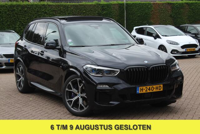 BMW X5 xDrive45e High Exe. M Sport / Trekhaak / Panoramadak / 360Camera / Head-up / 21'' / Laser LED / Luxe Leder / Harman Kardon / Keyless / Softclose / Stoelvenitlatie / Stuurverwarming / Dodehoek / DAB / Stoelverwarming 4x