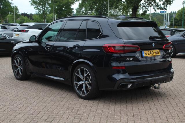 BMW X5 xDrive45e High Exe. M Sport / Trekhaak / Panoramadak / 360Camera / Head-up / 21'' / Laser LED / Luxe Leder / Harman Kardon / Keyless / Softclose / Stoelvenitlatie / Stuurverwarming / Dodehoek / DAB / Stoelverwarming 4x