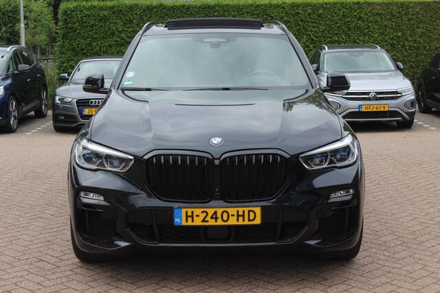 BMW X5 xDrive45e High Exe. M Sport / Trekhaak / Panoramadak / 360Camera / Head-up / 21'' / Laser LED / Luxe Leder / Harman Kardon / Keyless / Softclose / Stoelvenitlatie / Stuurverwarming / Dodehoek / DAB / Stoelverwarming 4x