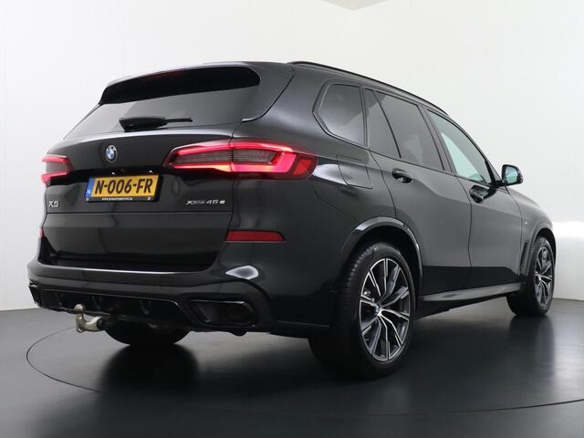 BMW X5 xDrive45e High Executive M SPORT | MEGA COMPLEET | DRIVING ASS. PROFF. | LASER | VERWARMDE STOELEN-STUUR-ACHTERBANK | TREKHAAK | HEAD UP | 1E EIGENAAR+DEALER ONDERHOUDEN
