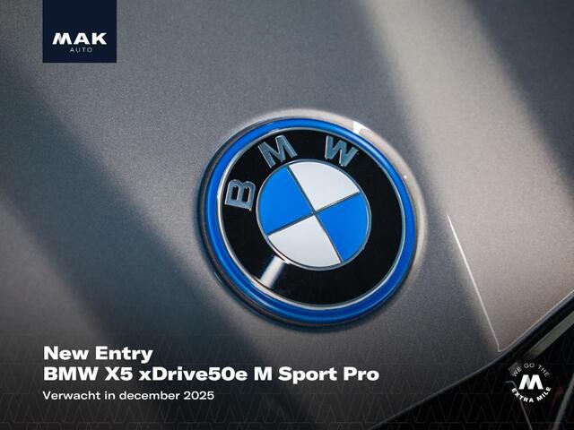 BMW X5 xDrive50e M Sport Pro, M stoelen, 4-wielbest., B&W, massage, CraftedClarity, pano, Merino, memory, 22", HUD, tr.haak, privacy