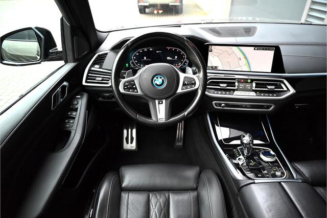 BMW X5 xDrive45e M-SPORT / SKYLOUNGE PANO / INDIVIDUAL LEDER / MASSAGE / LASER / HUD / TREKHAAK / MANHATTEN GREEN