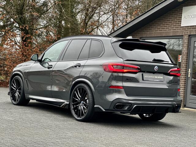 BMW X5 xDrive45e | M-Sport | Individual | Dravitgrau | Panodak | Beige Leer | Laser | Trekhaak | Head-Up | VOL | Incl btw