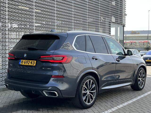 BMW X5 xDrive45e High Executive / Pano / Head-up / Navi / Carplay / 360 Camera / Parkeersensoren V+A / Leder / Zwenkbare trekhaak /