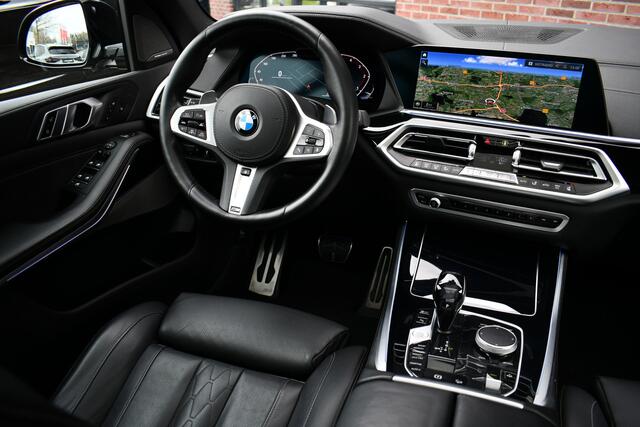 BMW X5 xDrive40d M-Sport 7pers Pano Luchtv ACC Trekh H/K HUD 22inch 4WS Comf-seat