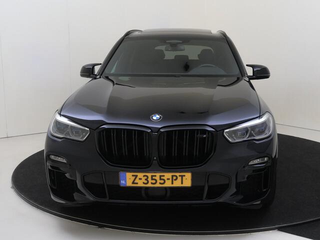 BMW X5 M50i High Executive 531 PK | airco automatisch | Apple Carplay/Android | cruise control | lederen bekleding | lichtmetalen velgen multi-spaaks 21"| M Aerodynamica | navigatiesysteem full map + hard disk