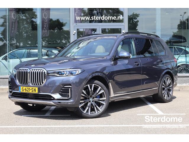 BMW X7 xDrive40i 6p. l 340 PK l Panodak l LASER l Head-up l Soft close l 3500 Ahw gewicht l Memory l B & W l 360 Camera l Stuurverw. l Stoelverwarming l Adaptive Cruise controle l Wegklapbare trekhaak l