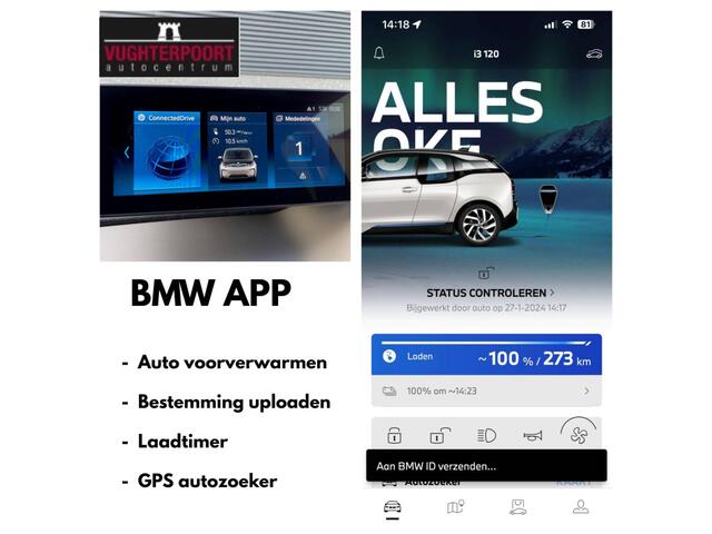BMW i3 Executive 120Ah 42 kWh /Lodge/Carplay/W-pomp/Camera/20"/3-Fase