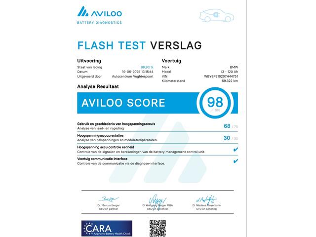 BMW i3 Executive 120Ah 42 kWh/Sunroof/Adaptive/Camera/W-pomp/20"/3-fase