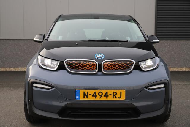 BMW i3 120Ah/42 kWh/*Unique Forever*/Carplay/Storm Bay metallic/W-pomp/Leder/20"/3-fase