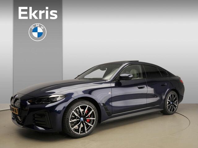 BMW i4 eDrive40 high Executive M-Sportpakket / LED / Leder / Navigatie / Trekhaak / Schuifdak / Keyles go / Sportstoelen / DAB / Hifi speakers / Alu 19 inch