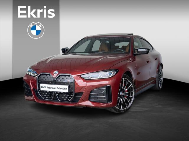 BMW i4 M50 | High Executive | M Sportpakket Pro | Verwarmd Stuurwiel | Comfort Access | Schuif-/kanteldak | Stoelverwarming | Harman Kardon | Elektrische stoelen | 20''