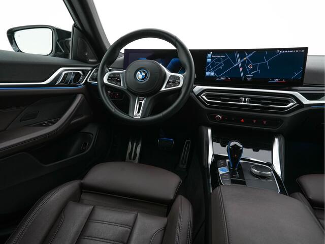 BMW i4 M50 High Executive 84 kWh M-Sportpack [ 3-Fase ] (INCL.BTW) Aut. *HEAD-UP | LUXURY-LEATHER | LASER-LIGHT | ADAPTIVE-CRUISE | HARMAN/KARDON | TOP-VIEW | SPORTSEATS | BLIND-SPOT | WIDE-SCREEN | KEYLESS | DAB+ | NAVI-FULLMAP | 19''ALU | TOWBAR