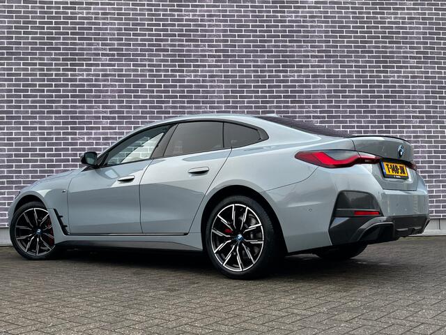 BMW i4 eDrive40 High Executive 84 kWh / Trekhaak / 360Camera / Head-up / Leder / 19'' / Navigatie / Stoelverwarming / DAB / Cruise Control