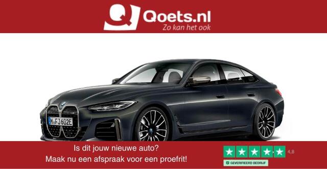 BMW i4 M50 High Executive 84 kWh Schuiif/kanteldak - Elektrisch verstelbare voorstoelen/actieve stoelventilatie - Harman Kardon - Active Cruise Control - Parking Assistant Plus - Ambiance verlichting -