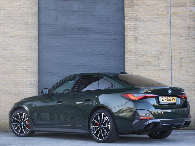 BMW i4 Gran Coupe eDrive40 84 kWh M Sport | Sanremo Green | Widescreen | Live Cockpit | Haak | Org. NL