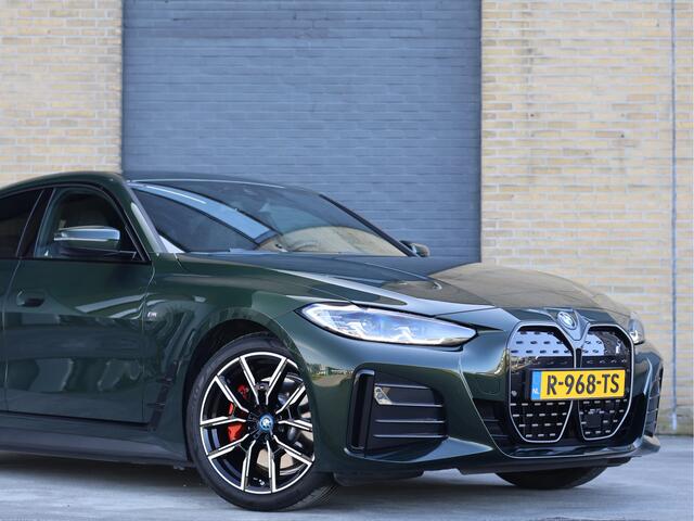 BMW i4 Gran Coupe eDrive40 84 kWh M Sport | Sanremo Green | Widescreen | Live Cockpit | Haak | Org. NL