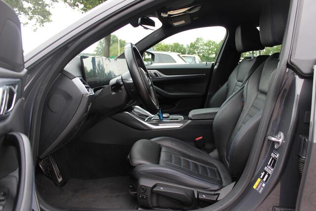 BMW i4 M50 High Executive 84 kWh / 360Camera / Head-up / Leder / Harman Kardon / Carbon intr.+extr. / 19'' / CarPlay / Stoelverwarming / Dodehoek / DAB / Cruise Control Adaptief