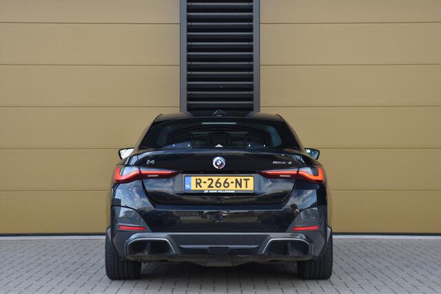 BMW i4 eDrive40 High Executive 84 kWh * M-Sport * Trekhaak * M-Remmen * SOH 96% * Elektrische Stoelen met Memory * Head-up *