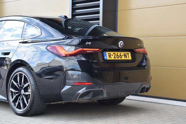 BMW i4 eDrive40 High Executive 84 kWh * M-Sport * Trekhaak * M-Remmen * SOH 96% * Elektrische Stoelen met Memory * Head-up *