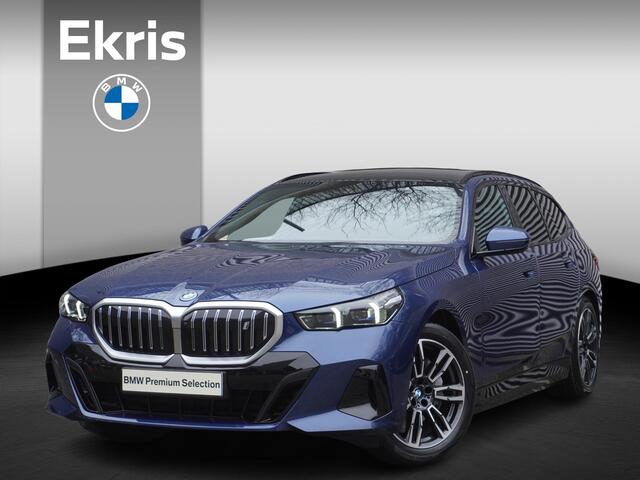 BMW i5 Touring eDrive40 M Sportpakket | Comfort Pack | Trekhaak met elektrisch wegklapbare kogel | Glazen panoramadak | Driving Assistant Professional | Harman-Kardon sound system