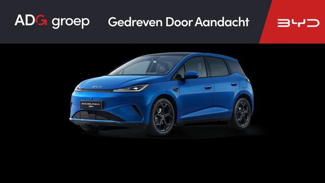 BYD Dolphin G DM-i Comfort NIEUW/ 1040 KM / Ocean Blue / 105 EV / 360°-camera / HUD /
