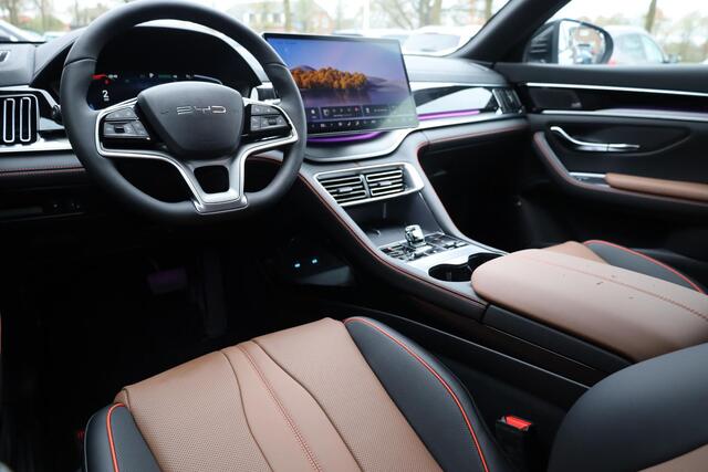 BYD Seal U 1.5 DM-i FWD Boost BRUIN-LEER CARPLAY PANO 360-CAMERA STOELVENTILATIE STUUR/STOELVERW. HUD ADAPTIVE-CRUISE CLIMA NAVI 2XPDC 19''LMV ENZ ENZ!