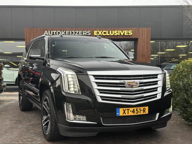 Cadillac ESCALADE 6.2 V8 Platinum Schuifdak Adapt. Cruise Massage Stoelvent. BOSE Multimedia Trekhaak 22''LM