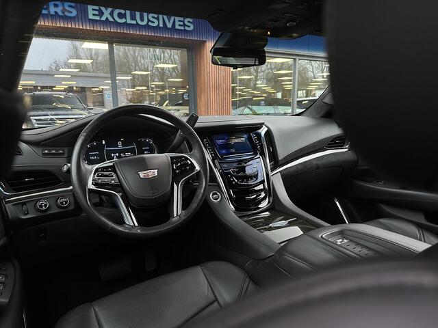 Cadillac ESCALADE 6.2 V8 Platinum Schuifdak Adapt. Cruise Massage Stoelvent. BOSE Multimedia Trekhaak 22''LM