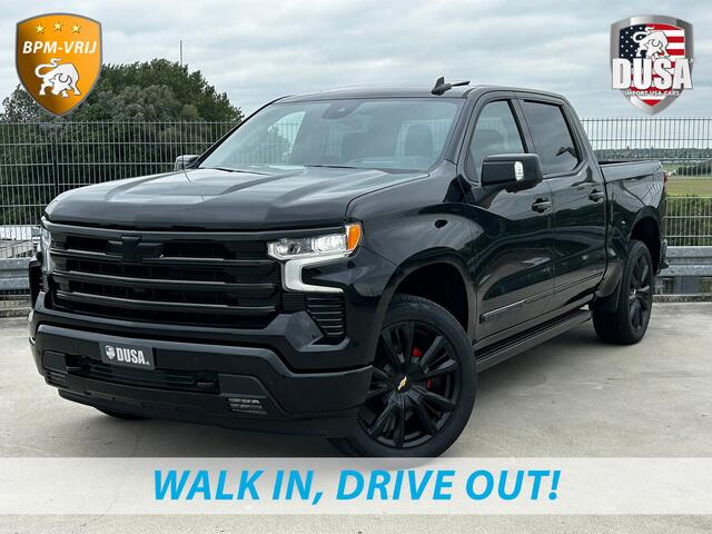 Chevrolet SILVERADO 1500 | 6.2 V8 | High Country | Black Ops | Leder | 22 Inch | Deksel | LPG Nieuw Binnen!