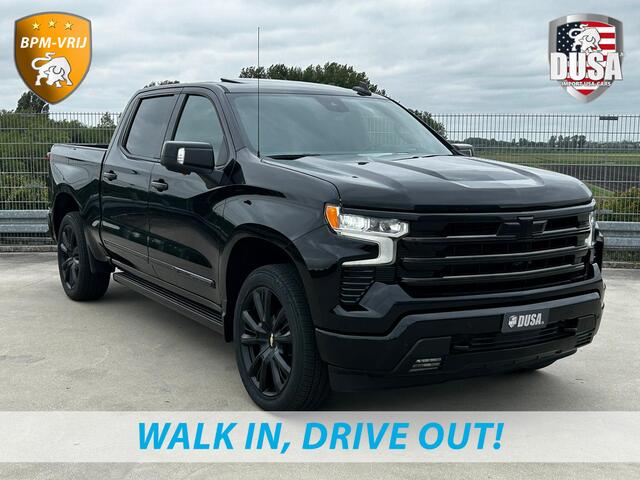 Chevrolet SILVERADO 1500 | 6.2 V8 | High Country | Black Ops | Leder | 22 Inch | Deksel | LPG Nieuw Binnen!