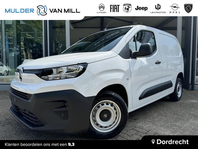 Citroen BERLINGO L1 1.5 BlueHDi 100pk | Houten afwerking laadruimte | Trekhaak voorbereiding | Multimedia | Apple Carplay | Android Auto | Digital cockpit | DAB+ radio | Leder stuurwiel | Stuurwielbediening | Achteruitrijcamera | Parkeersensoren achter | Stoel en stuurwie