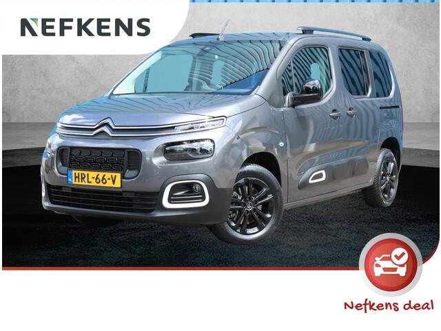 Citroen BERLINGO 1.2 130PK Shine | AUTOMAAT | AppleCarPlay/AndroidAuto | 5 Persoons! | Camera | Navigatie | Cruise Control | Climate Control | Dakreals | Parkeersensoren | Privacy Glass | Armsteunen |
