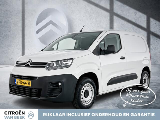 Citroen BERLINGO BlueHDI 100 PK Club 3-zits | Rijklaar Achterklep met Raam | Apple Carplay / Android auto |