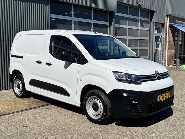 Citroen BERLINGO 1.5 BlueHDI bestel Airco Cruise control 2-Persoons Schuifdeur Telefoonverbinding Apple carplay Stuurwielbediening Euro 6