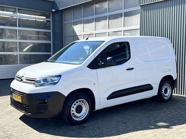 Citroen BERLINGO 1.5 BlueHDI bestel Airco Cruise control 2-Persoons Schuifdeur Telefoonverbinding Apple carplay Stuurwielbediening Euro 6