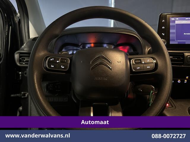 Citroen BERLINGO 1.5 BlueHDI 131pk Automaat L1H1 Euro6 Airco | 3-Zits | Navigatie | Camera | Apple Carplay Android Auto, Cruisecontrol, Parkeersensoren, Bijrijdersbank