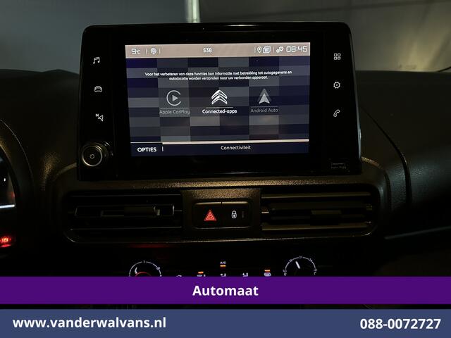 Citroen BERLINGO 1.2 PureTech 130pk Automaat Benzine L1H1 Euro6 Airco | 3-Zits | Navigatie | Camera Apple Carplay, Android Auto, Cruisecontrol, Parkeersensoren, Bijrijdersbank