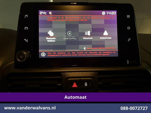 Citroen BERLINGO 1.5 BlueHDI 131pk L1H1 Automaat | Airco | Camera's | LM-velgen | Apple Carplay Trekhaak, Cruisecontrol, Android Auto, Pushbar, Parkeersensoren