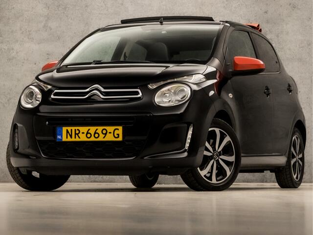 Citroen C1 1.0 VTi Airscape Sport Automaat (ELEKTRISCH VOUWDAK, LEDER, CAMERA, SCHERM, STOELVERWARMING, GETINT GLAS, LM VELGEN, PARKEERSENSOREN, CRUISE, NIEUWE APK, NIEUWSTAAT)