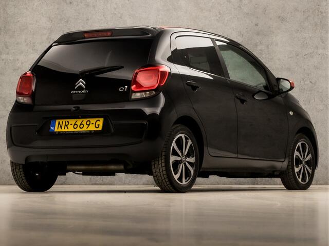 Citroen C1 1.0 VTi Airscape Sport Automaat (ELEKTRISCH VOUWDAK, LEDER, CAMERA, SCHERM, STOELVERWARMING, GETINT GLAS, LM VELGEN, PARKEERSENSOREN, CRUISE, NIEUWE APK, NIEUWSTAAT)