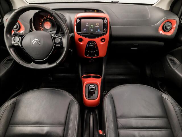 Citroen C1 1.0 VTi Airscape Sport Automaat (ELEKTRISCH VOUWDAK, LEDER, CAMERA, SCHERM, STOELVERWARMING, GETINT GLAS, LM VELGEN, PARKEERSENSOREN, CRUISE, NIEUWE APK, NIEUWSTAAT)