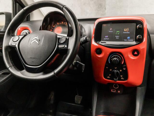 Citroen C1 1.0 VTi Airscape Sport Automaat (ELEKTRISCH VOUWDAK, LEDER, CAMERA, SCHERM, STOELVERWARMING, GETINT GLAS, LM VELGEN, PARKEERSENSOREN, CRUISE, NIEUWE APK, NIEUWSTAAT)